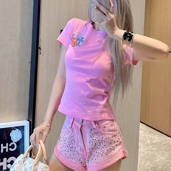 ☆超人気☆クロムハーツ グラフィックプリント Tシャツ 偽物 Kux07136